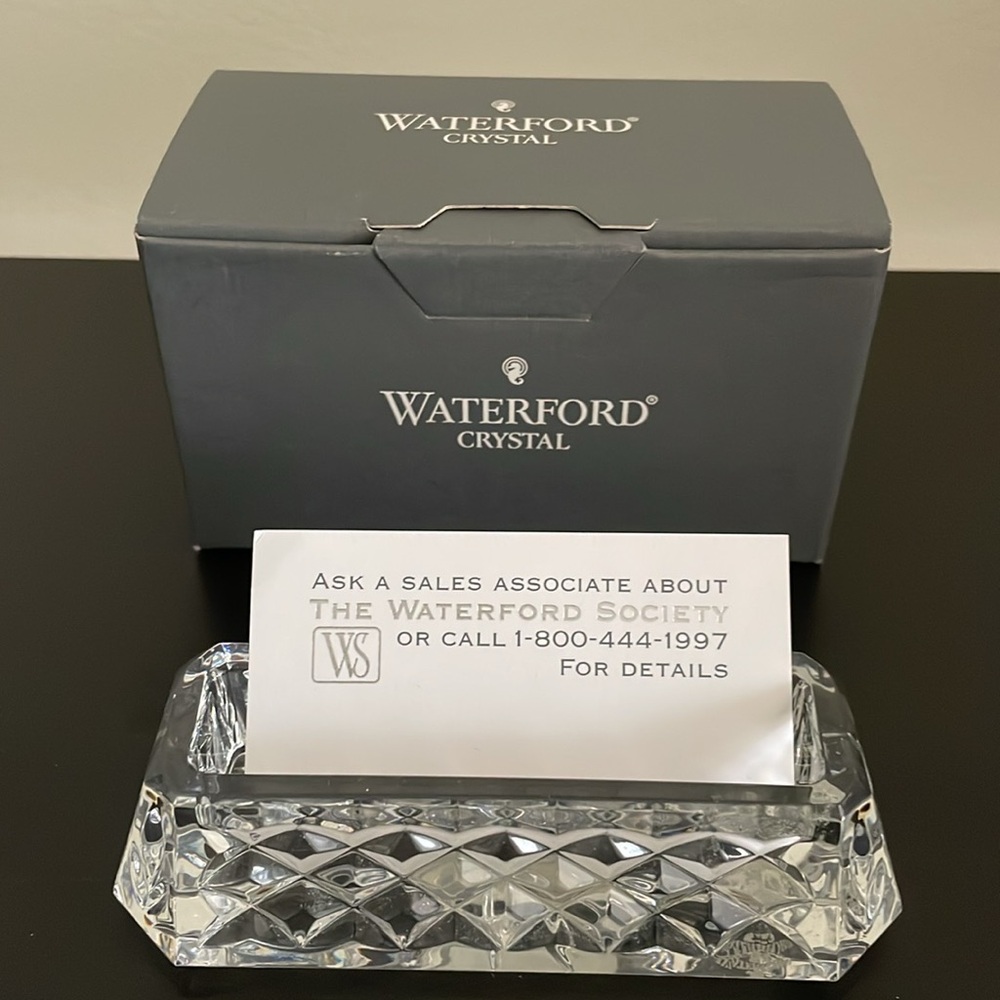 Waterford Crystal Westover Business Card Holder